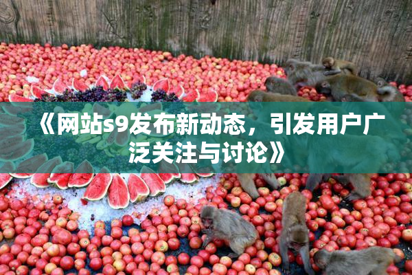 《网站s9发布新动态，引发用户广泛关注与讨论》