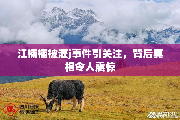 江楠楠被灌j事件引关注，背后真相令人震惊