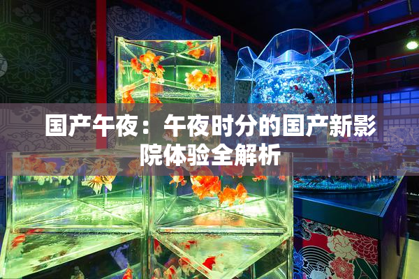 国产午夜：午夜时分的国产新影院体验全解析