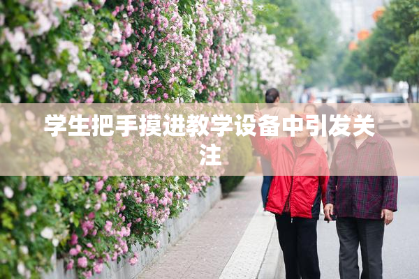 学生把手摸进教学设备中引发关注