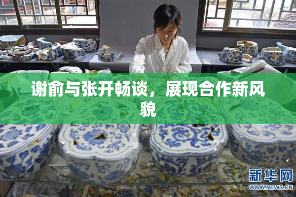 谢俞与张开畅谈，展现合作新风貌