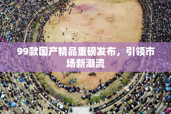 99款国产精品重磅发布，引领市场新潮流