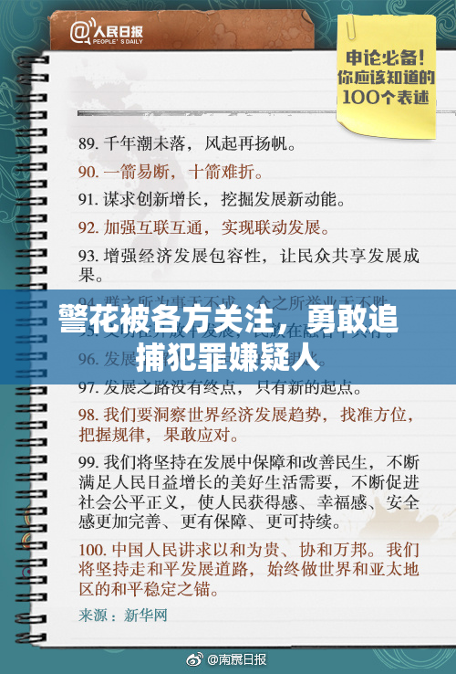 警花被各方关注，勇敢追捕犯罪嫌疑人