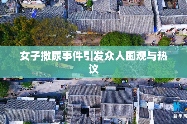 女子撒尿事件引发众人围观与热议