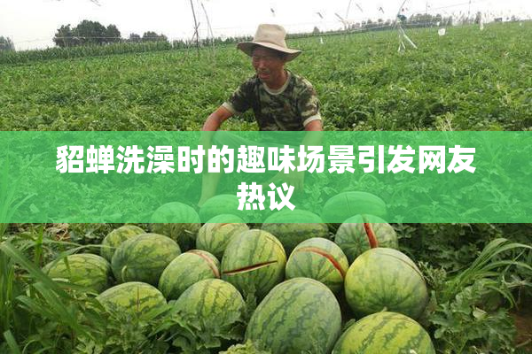 貂蝉洗澡时的趣味场景引发网友热议