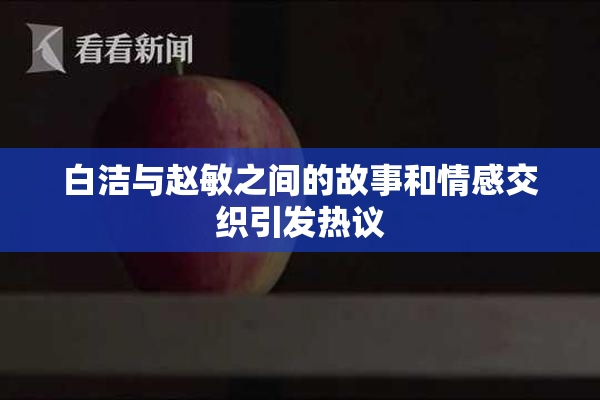 白洁与赵敏之间的故事和情感交织引发热议