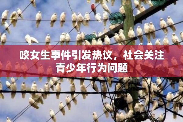 咬女生事件引发热议，社会关注青少年行为问题