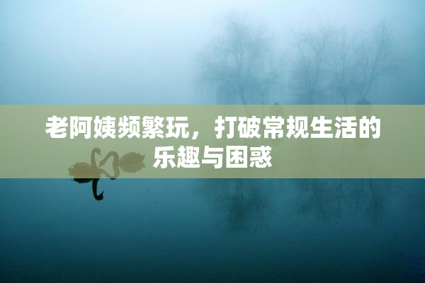 老阿姨频繁玩，打破常规生活的乐趣与困惑