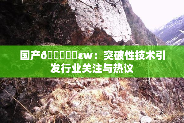 国产🔞❌‌εw：突破性技术引发行业关注与热议