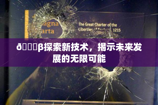 🔞β探索新技术，揭示未来发展的无限可能