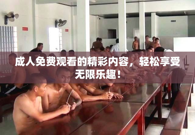 成人免费观看的精彩内容，轻松享受无限乐趣！