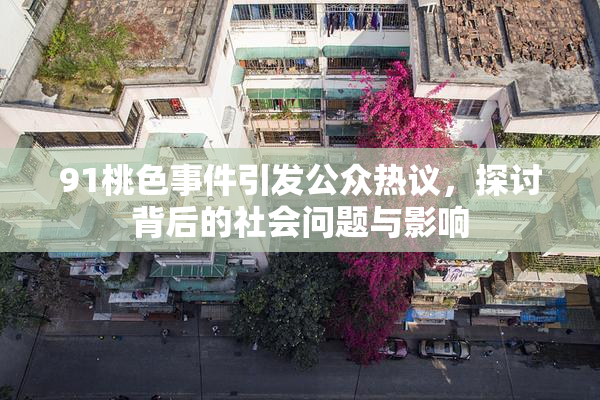 91桃色事件引发公众热议，探讨背后的社会问题与影响