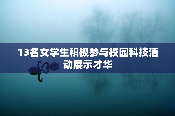 13名女学生积极参与校园科技活动展示才华