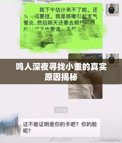 鸣人深夜寻找小重的真实原因揭秘