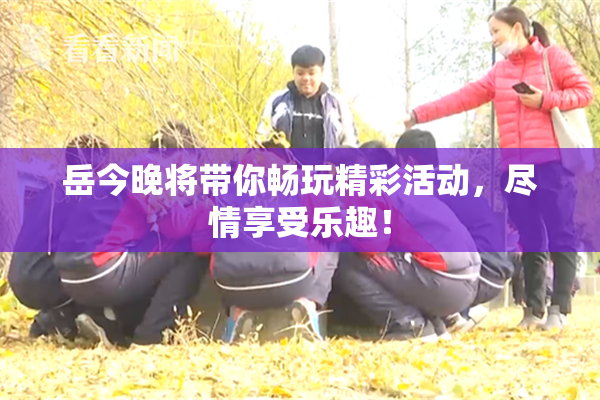 岳今晚将带你畅玩精彩活动，尽情享受乐趣！