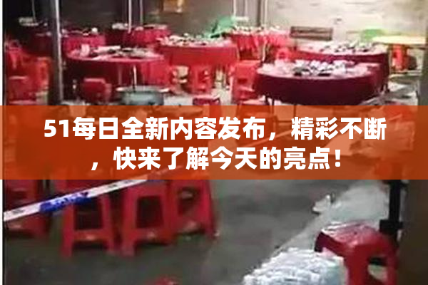 51每日全新内容发布，精彩不断，快来了解今天的亮点！