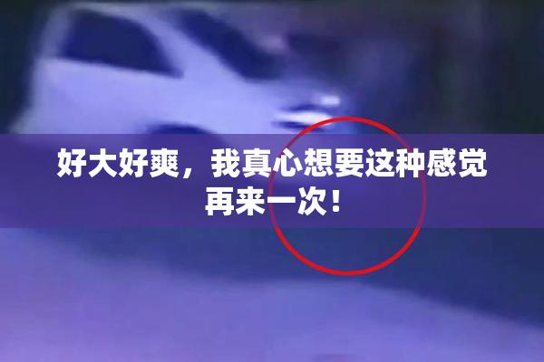 好大好爽，我真心想要这种感觉再来一次！