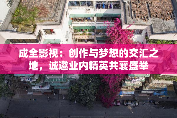 成全影视：创作与梦想的交汇之地，诚邀业内精英共襄盛举