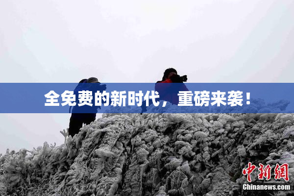 全免费的新时代，重磅来袭！
