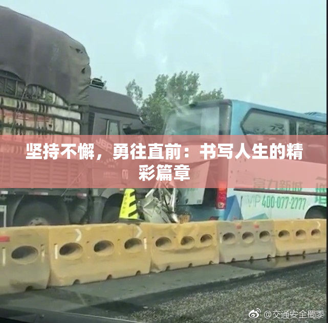 坚持不懈，勇往直前：书写人生的精彩篇章