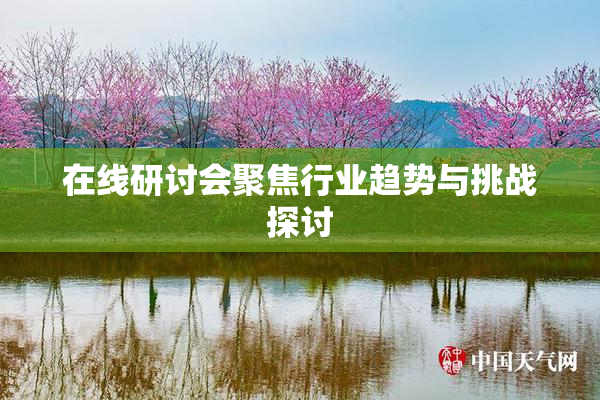 在线研讨会聚焦行业趋势与挑战探讨