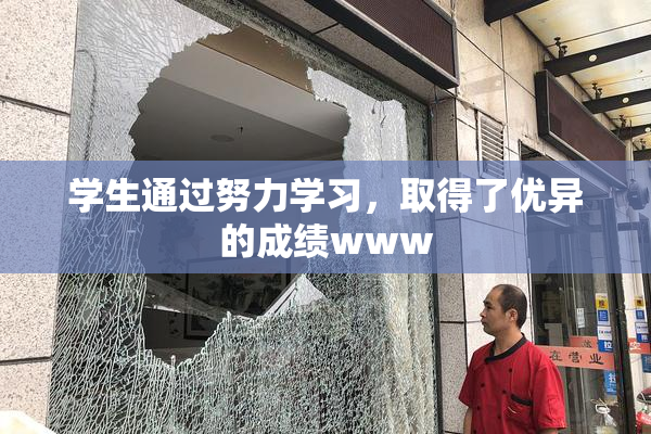 学生通过努力学习，取得了优异的成绩www
