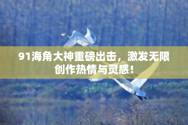 91海角大神重磅出击，激发无限创作热情与灵感！