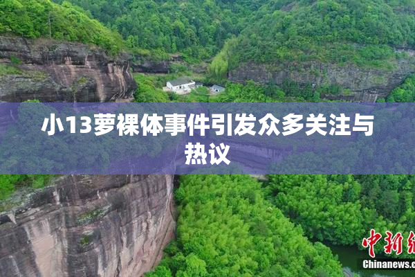 小13萝裸体事件引发众多关注与热议