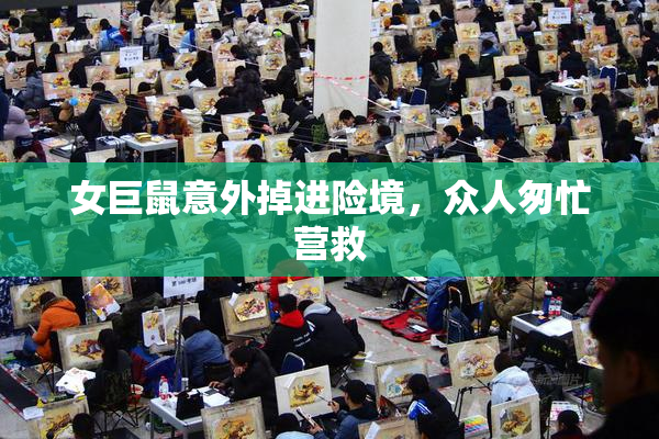 女巨鼠意外掉进险境，众人匆忙营救