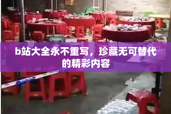 b站大全永不重写，珍藏无可替代的精彩内容