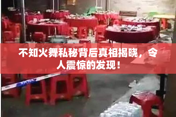 不知火舞私秘背后真相揭晓，令人震惊的发现！