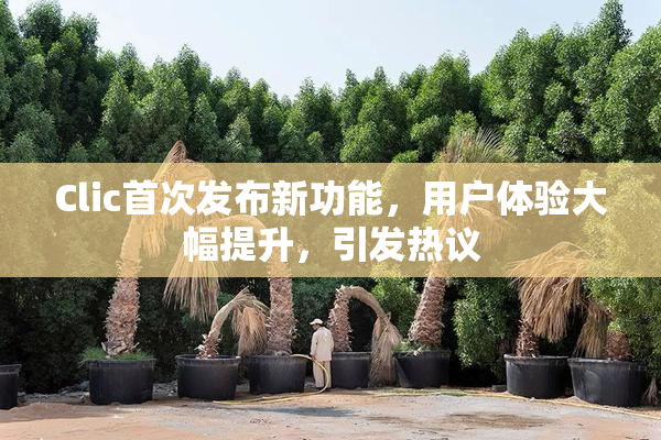 Clic首次发布新功能，用户体验大幅提升，引发热议