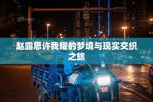 赵露思许我耀的梦境与现实交织之旅