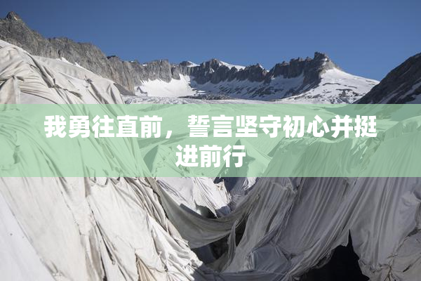 我勇往直前，誓言坚守初心并挺进前行