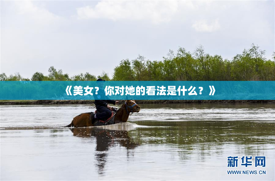 《美女？你对她的看法是什么？》
