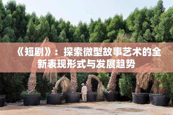 《短剧》：探索微型故事艺术的全新表现形式与发展趋势