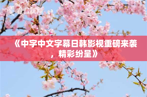 《中字中文字幕日韩影视重磅来袭，精彩纷呈》