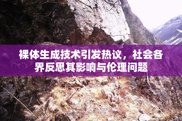 裸体生成技术引发热议，社会各界反思其影响与伦理问题