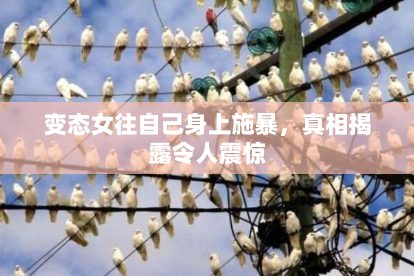 变态女往自己身上施暴，真相揭露令人震惊