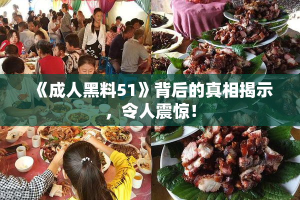《成人黑料51》背后的真相揭示，令人震惊！