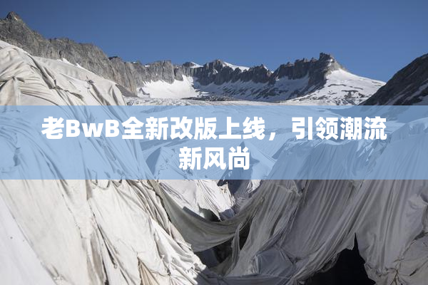 老BwB全新改版上线，引领潮流新风尚