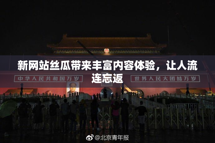 新网站丝瓜带来丰富内容体验，让人流连忘返