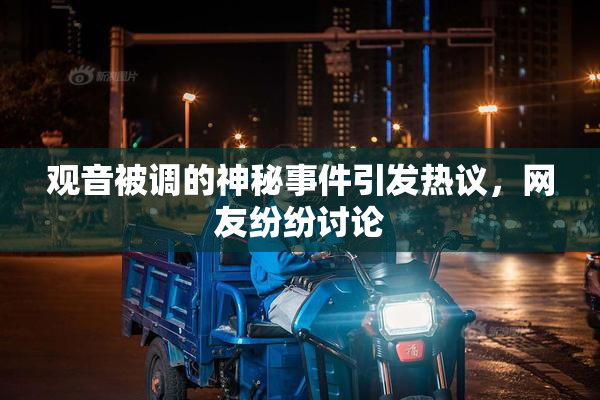 观音被调的神秘事件引发热议，网友纷纷讨论