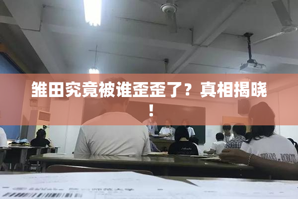 雏田究竟被谁歪歪了？真相揭晓！