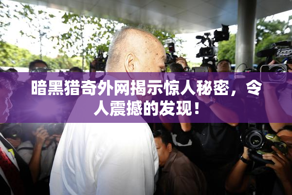 暗黑猎奇外网揭示惊人秘密，令人震撼的发现！