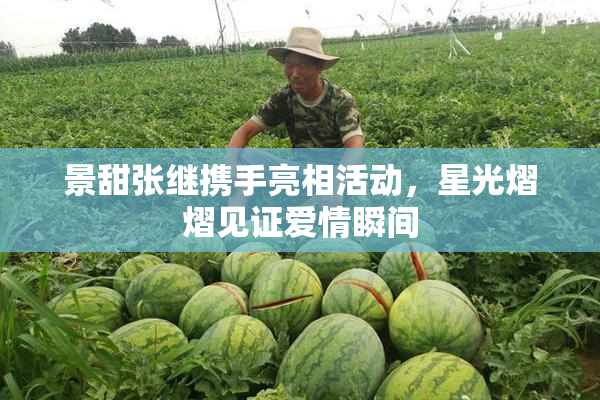 景甜张继携手亮相活动，星光熠熠见证爱情瞬间