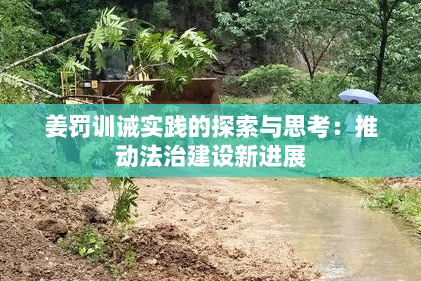 姜罚训诫实践的探索与思考：推动法治建设新进展