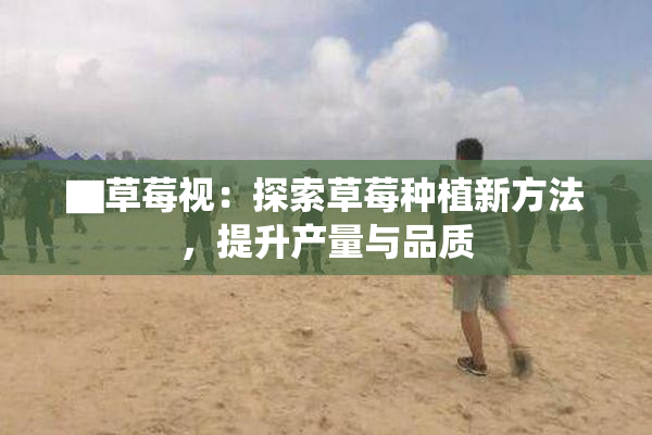 ▇草莓视：探索草莓种植新方法，提升产量与品质