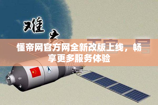 懂帝网官方网全新改版上线，畅享更多服务体验