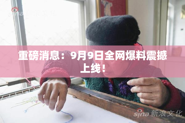 重磅消息：9月9日全网爆料震撼上线！